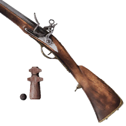 Aged Flintlock Musket